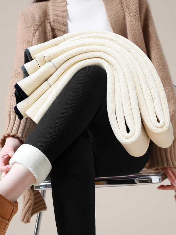 Θερμές παντελόνες εγκυμοσύνης με επένδυση φλίς, υποστήριξη κοιλιάς, ψηλή μέση, μακριές, ύφασμα πολυεστέρα