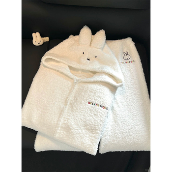 Női pizsama koreai stílusban, 100% pamut, gallér, hosszú ujjú, hosszú nadrág