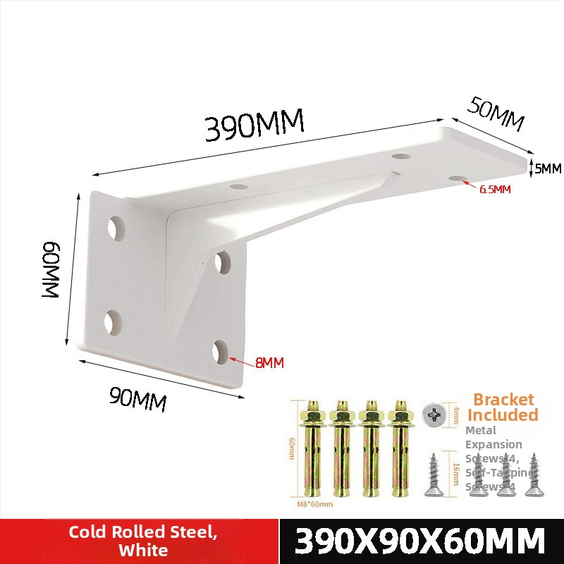 Nástenný držiak na poličky, trojuholníková podpora s neviditeľnou krátkou základňou, nosný systém pre poličky a skrinky, moderný minimalistický štýl, model c256222, studená valcovaná oceľ