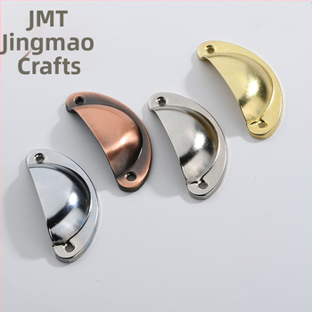 Железна антична дръжка за чекмедже с формата на черупка, Jingmao 001, леене под налягане, стил Нов китайски