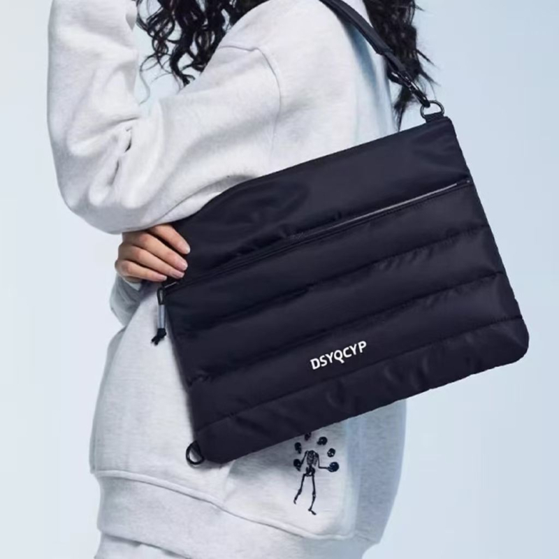 Dsyqcyp torba za notebook — najlon, protizemljotresna konstrukcija, gradski minimalistički stil, unisex, torba za rameno