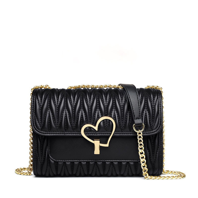 Női utcai stílusú valódi bőr bucket táska fedős zárással, belső rekeszekkel