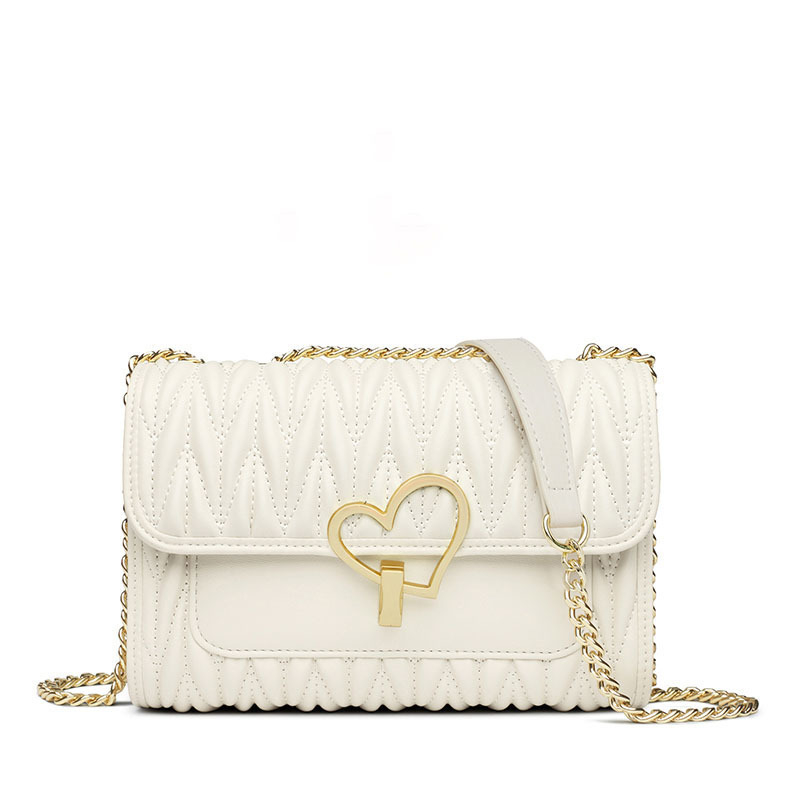 Női utcai stílusú valódi bőr bucket táska fedős zárással, belső rekeszekkel