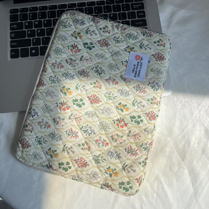 Lagana futrola za prijenosno računalo s izšivenom mašnicom i pamukom u unutrašnjosti, ultra lagana, kompatibilna s Apple/Huawei/Xiaomi