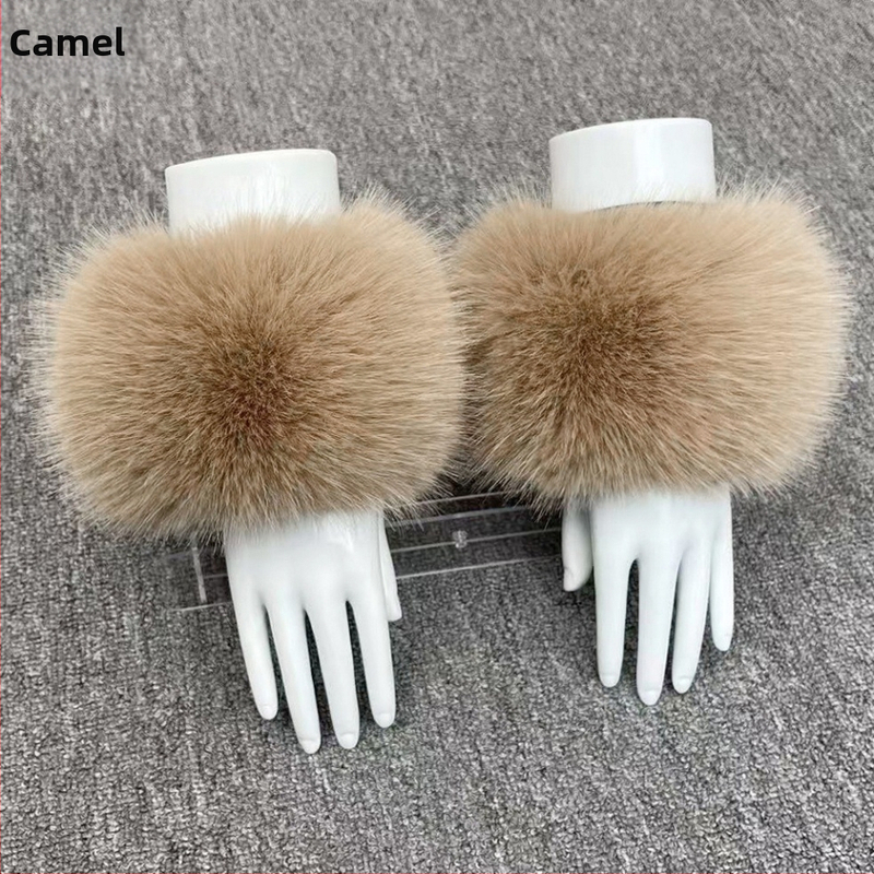 Unisex manžety na zápästie z umelého kožušiny, korejský štýl, zima/jeseň, značka Yimo, dospelí