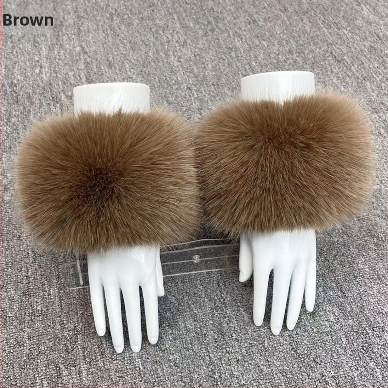 Unisex μανσέτες καρπού από συνθετική γούνα, κορεατικό στυλ, για χειμώνα/φθινοπώρο, μάρκα Yimo