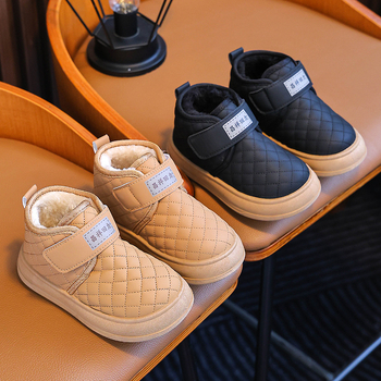 Unisex zimske gležnjače, gornji materijal sintetička koža, podstava od pliša, potplat PVC, za dobne skupine 1–3, 4–6 i 7–12 godina