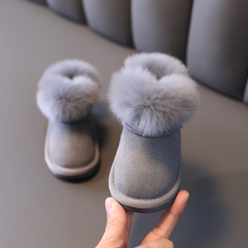 Dječje zimske gležnjače, nubuk gornji dio, gumeni potplat, za uzrast 1–3 godine