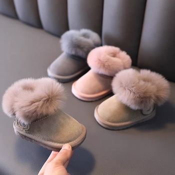 Dječje zimske gležnjače, nubuk gornji dio, gumeni potplat, za uzrast 1–3 godine