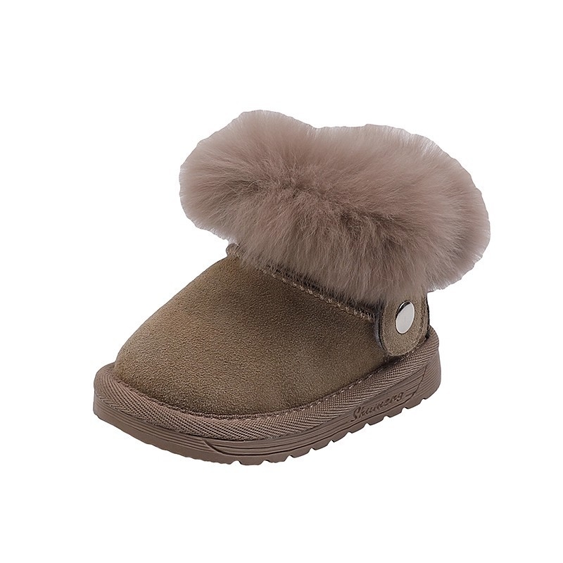 Dječje zimske gležnjače, nubuk gornji dio, gumeni potplat, za uzrast 1–3 godine