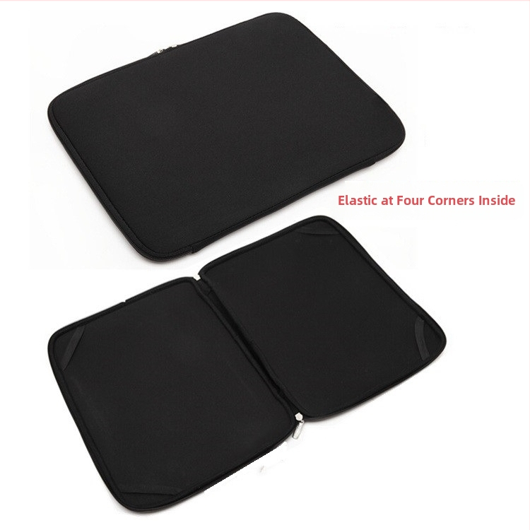Neoprénové puzdro na notebook so zipsom, ochranné rohy, vnútorné vrecko na počítač, vodotesné a odolné voči opotrebeniu