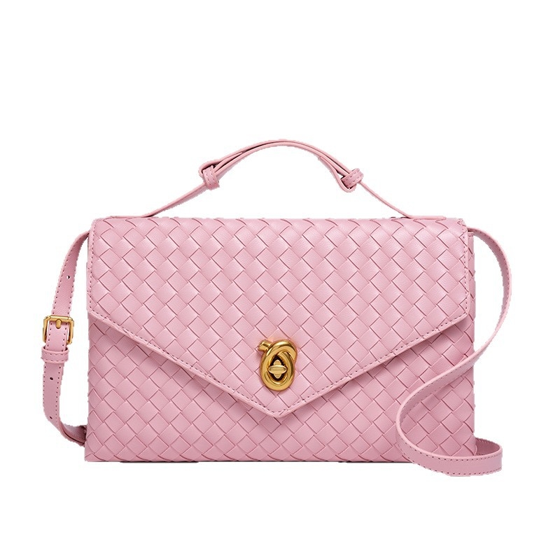 PU materijalna envelope-klutch torba s zaključavanjem, unutarnji džep sa zipom, poliester podstava