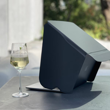 Slnečník na notebook PU materiálu, podšívka PU, mestský minimalistický štýl, jednobarevný vzor, vydanie jar 2026