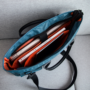 WINNER A8019 Τσάντα για φορητό υπολογιστή από Oxford ύφασμα, με φερμουάρ, αδιάβροχη, επαγγελματική τσάντα ώμου με πολλαπλές θήκες