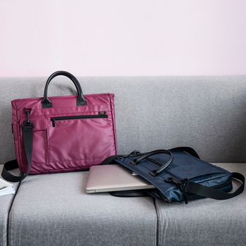 WINNER A8019 Τσάντα για φορητό υπολογιστή από Oxford ύφασμα, με φερμουάρ, αδιάβροχη, επαγγελματική τσάντα ώμου με πολλαπλές θήκες