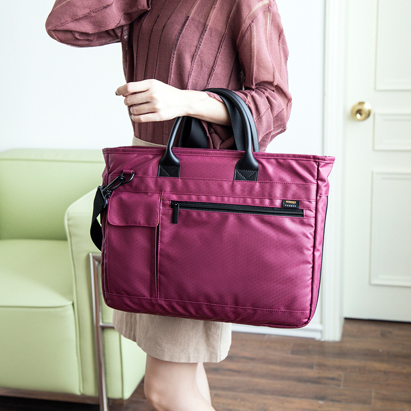 WINNER A8019 Τσάντα για φορητό υπολογιστή από Oxford ύφασμα, με φερμουάρ, αδιάβροχη, επαγγελματική τσάντα ώμου με πολλαπλές θήκες