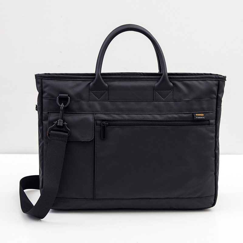 WINNER A8019 Τσάντα για φορητό υπολογιστή από Oxford ύφασμα, με φερμουάρ, αδιάβροχη, επαγγελματική τσάντα ώμου με πολλαπλές θήκες