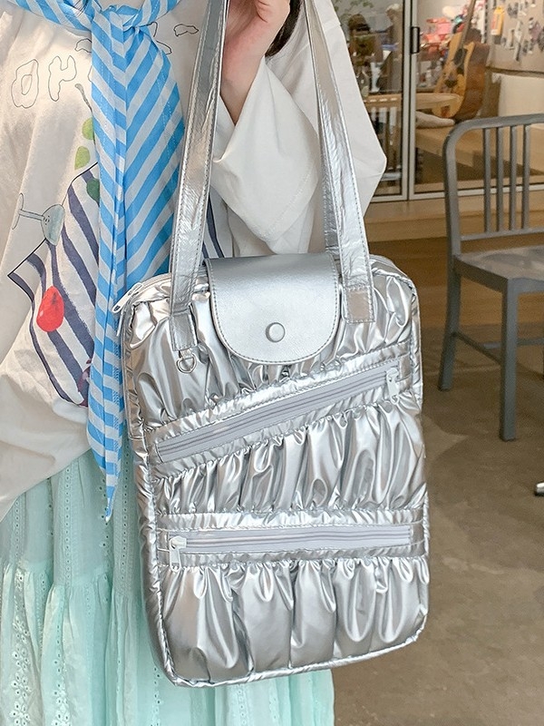 Nothing Geantă pentru notebook și tabletă, stil stradal coreean, nailon, antifurt, spațiu de depozitare