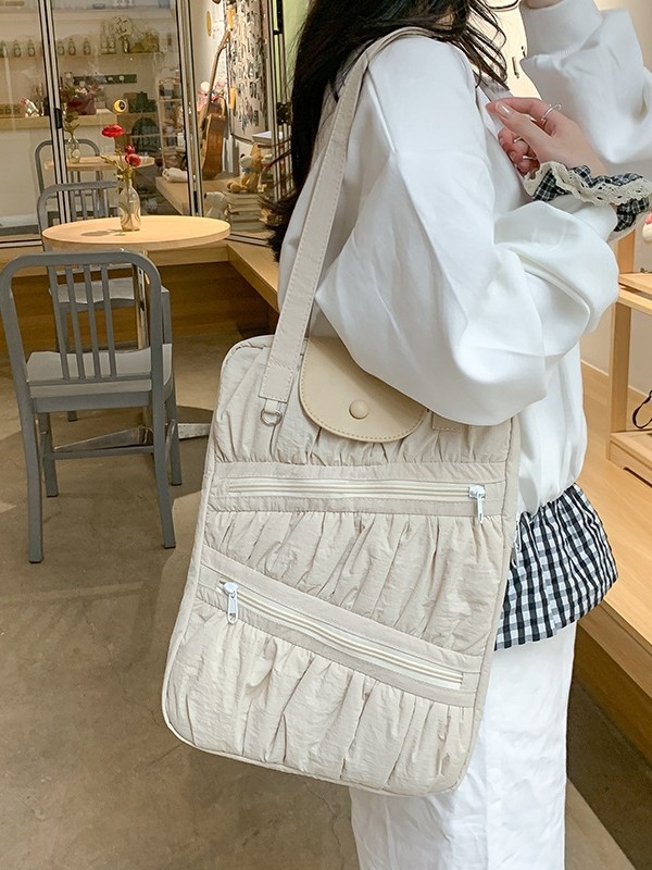 Nothing Geantă pentru notebook și tabletă, stil stradal coreean, nailon, antifurt, spațiu de depozitare