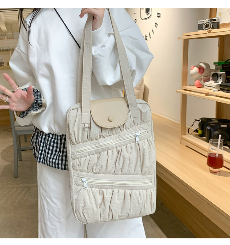 Nothing Geantă pentru notebook și tabletă, stil stradal coreean, nailon, antifurt, spațiu de depozitare