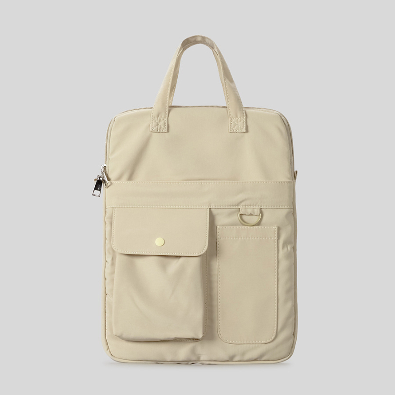Unisex torba za laptop s više džepova, crossbody dizajn; vodootporna, otporna na habanje, najlon, podstava od poliestera.