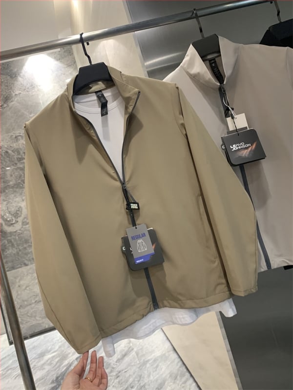 Jachetă cu guler înalt, respirabilă, protecție solară, stil sport (Protecție solară 50+, guler înalt, fermoar, buzunare 3D, amestec poliester)