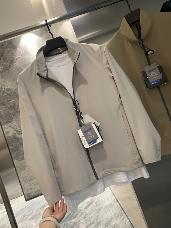 Jachetă cu guler înalt, respirabilă, protecție solară, stil sport (Protecție solară 50+, guler înalt, fermoar, buzunare 3D, amestec poliester)