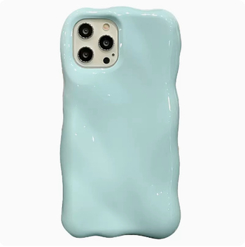 Kryt pre iPhone 16 Pro/Pro Max s plným krytím a makaronovým 3D vlnovým dizajnom; TPU materiál, proti nárazom, magnetická podpora, odvádzanie tepla, proti otlačkom prstov