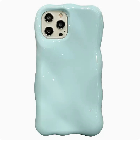 Kryt pre iPhone 16 Pro/Pro Max s plným krytím a makaronovým 3D vlnovým dizajnom; TPU materiál, proti nárazom, magnetická podpora, odvádzanie tepla, proti otlačkom prstov