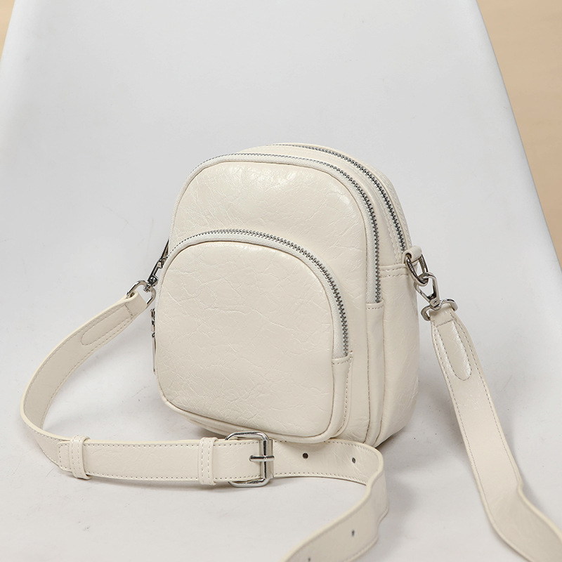 Crossbody torba – ulični stil – PU koža – horizontalni kvadratni oblik – zatvarač – skriveni džep sa džepom za telefon