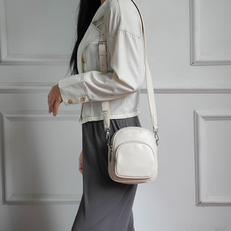 Crossbody torba – ulični stil – PU koža – horizontalni kvadratni oblik – zatvarač – skriveni džep sa džepom za telefon