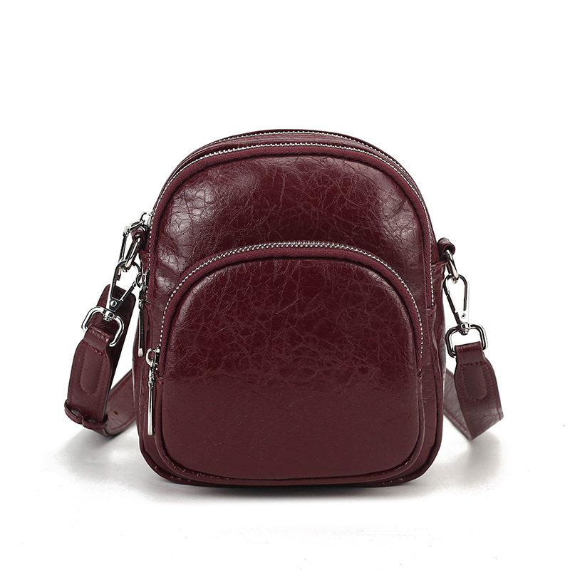 Crossbody torba – ulični stil – PU koža – horizontalni kvadratni oblik – zatvarač – skriveni džep sa džepom za telefon