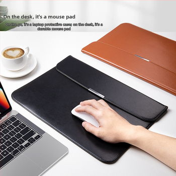 MacBook Pro/Air belső zseb tok, PU bőr, boríték-stílusú kialakítás