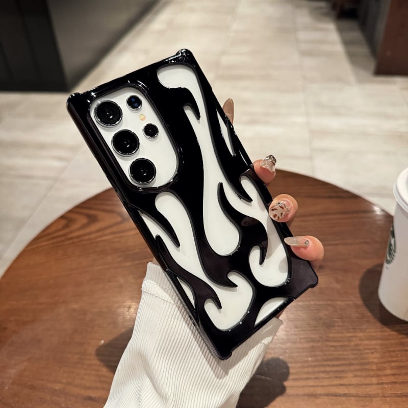 Husă TPU cu electroplacare pentru Samsung S25/S24, design decupat – A26/A36/A56, A54/A55