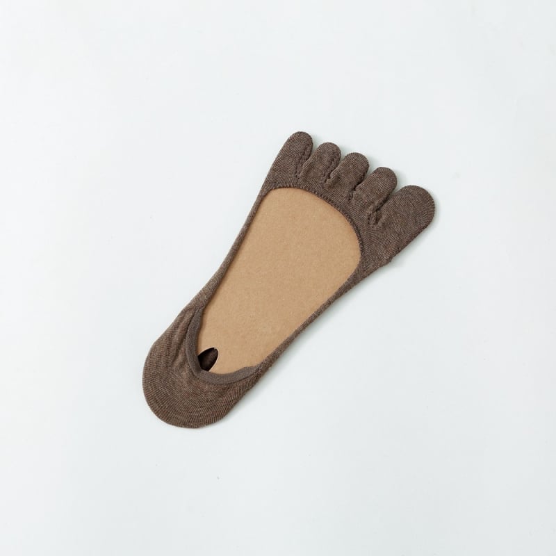 Чорапи за пръсти за жени, невидими, абсорбират пот и против триене, памук, едноцветни, къс маншет, Hart Cotton