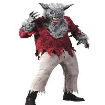Odrasli cosplay kostim – unisex, likovi vilkolak/zombi za scensku predstavu; tkanina: pamučna smjesa; glavni materijal: poliester; sezona: proljeće 2025; dobna skupina: 25–29; etiketa s ovratnikom