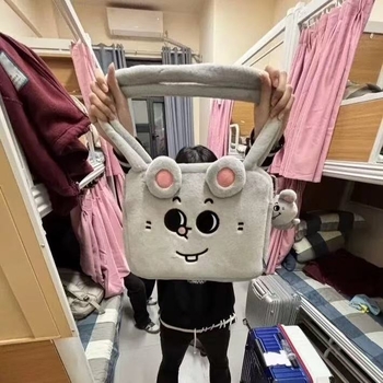 Geantă pentru laptop din catifea, imprimeu animal, capacitate mare, unisex, stil street fashion, respirabilă, ultraușoară