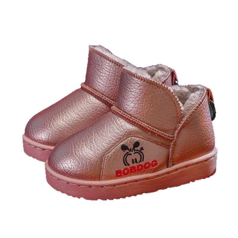 Babudou Unisex dječje PU kožne gležnjače – jednostavan stil, uzrast 1–6 godina