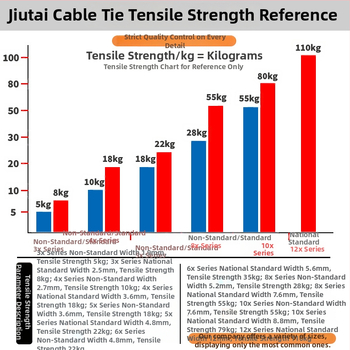 Αυτόκλειδωτό Νάιλον Δέσιμο - PA66, πλάτος 2,5 mm, για εργοτάξιο, ανθεκτικό σε κρύο