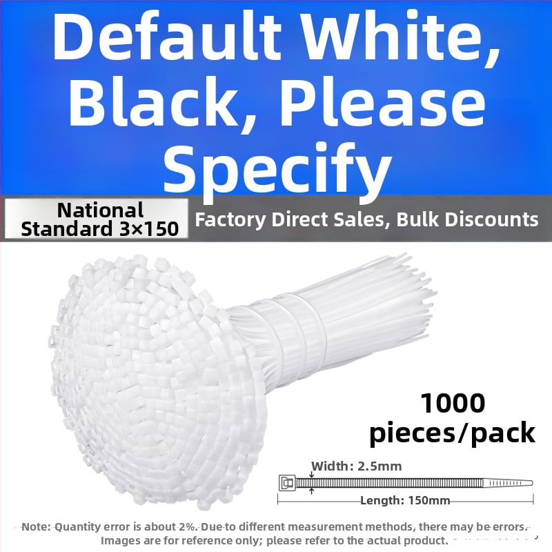 Αυτόκλειδωτό Νάιλον Δέσιμο - PA66, πλάτος 2,5 mm, για εργοτάξιο, ανθεκτικό σε κρύο