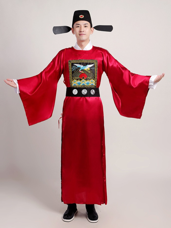 Unisex hanfu službeni kostim za scenske nastupe, tkanina od kemijskih vlakana s poliesterom, 100% poliester, jesen 2022
