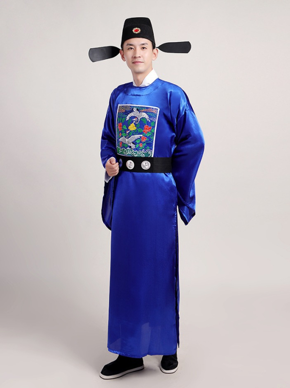 Unisex hanfu službeni kostim za scenske nastupe, tkanina od kemijskih vlakana s poliesterom, 100% poliester, jesen 2022