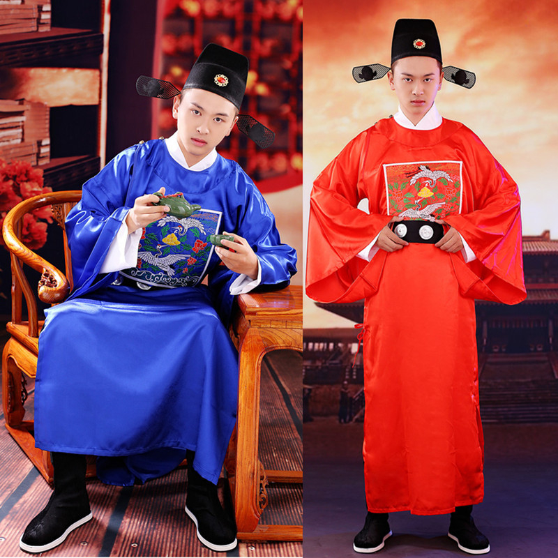Unisex hanfu službeni kostim za scenske nastupe, tkanina od kemijskih vlakana s poliesterom, 100% poliester, jesen 2022