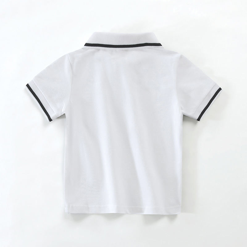Balabobby unisex polo majica od 100% pamuka za djecu, uzrast 3–8 godina, kratki rukav, ljeto 2024