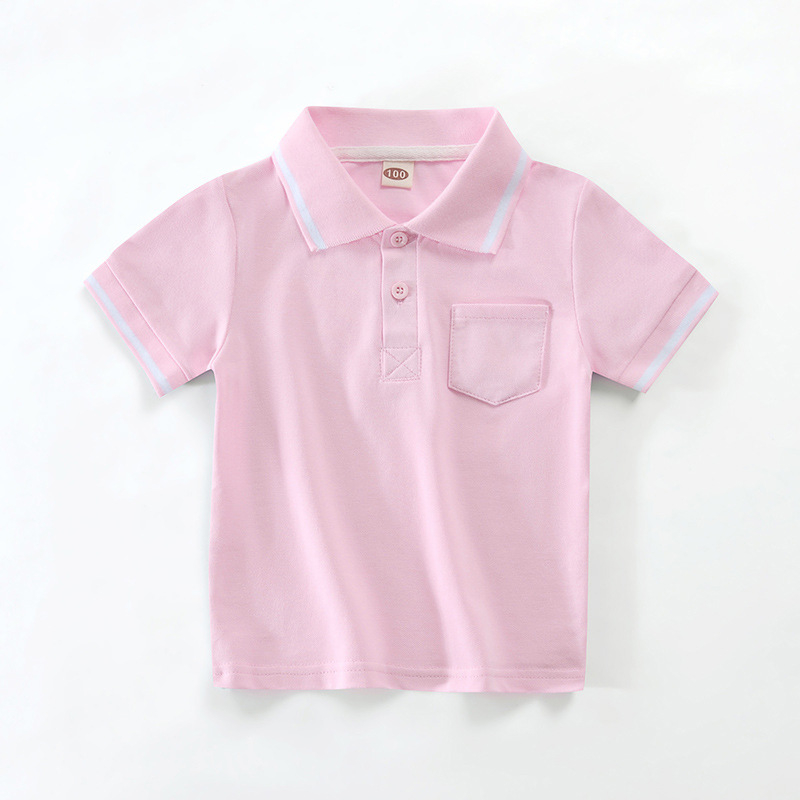 Balabobby unisex polo majica od 100% pamuka za djecu, uzrast 3–8 godina, kratki rukav, ljeto 2024