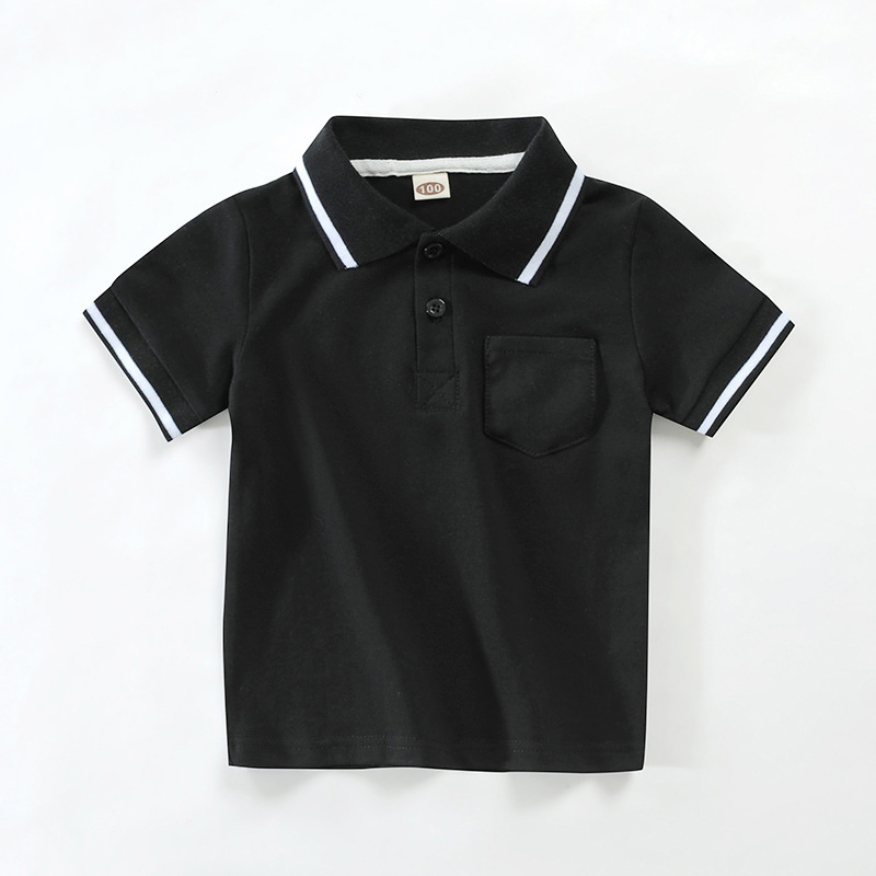 Balabobby unisex polo majica od 100% pamuka za djecu, uzrast 3–8 godina, kratki rukav, ljeto 2024