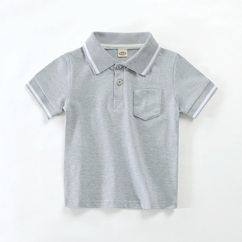 Balabobby unisex polo majica od 100% pamuka za djecu, uzrast 3–8 godina, kratki rukav, ljeto 2024