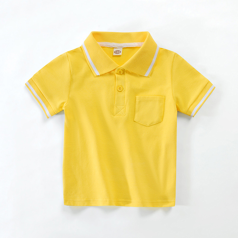 Balabobby unisex polo majica od 100% pamuka za djecu, uzrast 3–8 godina, kratki rukav, ljeto 2024