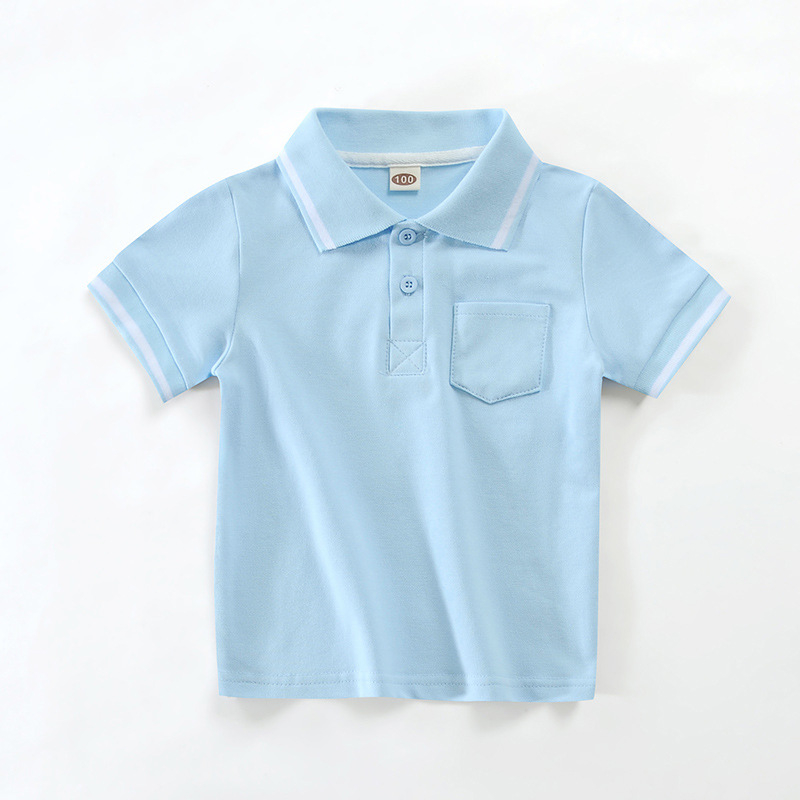 Balabobby unisex polo majica od 100% pamuka za djecu, uzrast 3–8 godina, kratki rukav, ljeto 2024