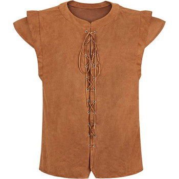 Cosplay pirat: semiš majica s prslukom, unisex, proljeće 2025